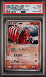 2005 PLAY PROMO LIMITED EDITION STARTER KIT GROUDON EX-HOLO PSA 10